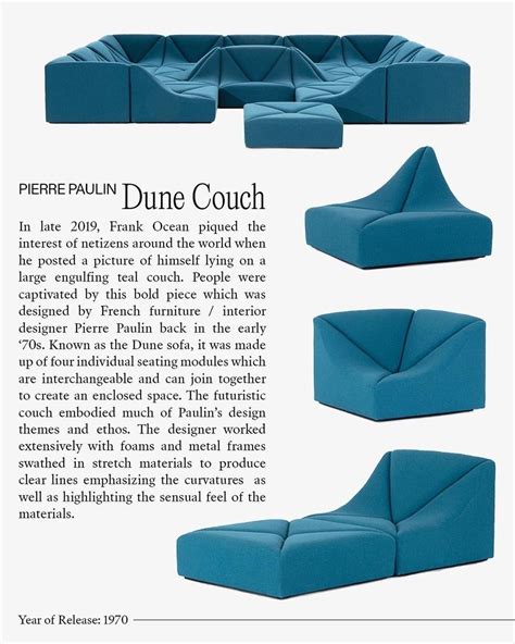 pierre paulin dune couch.